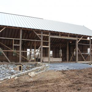 barn being restored