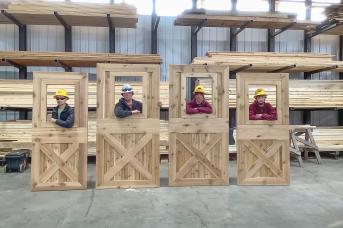 Building barn doors